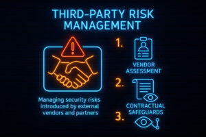Third-party risk management diagram